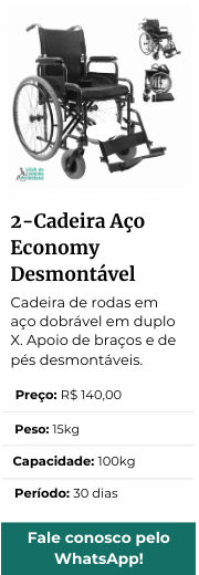 Cadeira de Aço Economy Desmontável